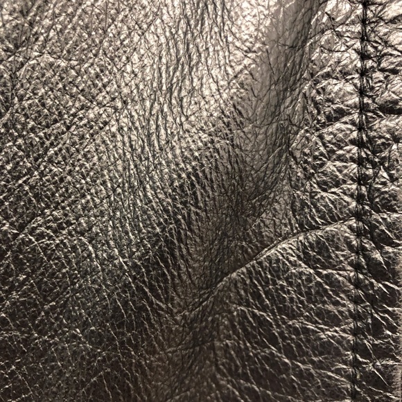 Jones New York Black Leather Jacket - Picture 7 of 16